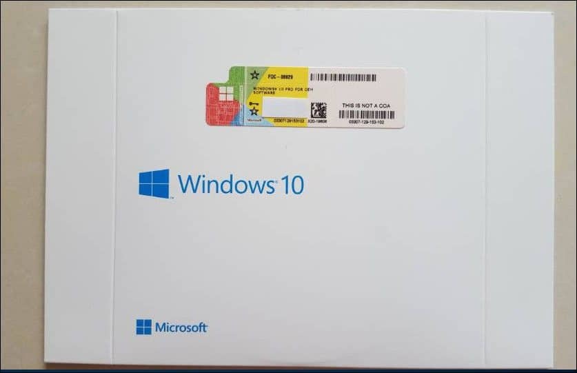 OEM Sistem Üreticisi Windows 10 Ürün Anahtarı