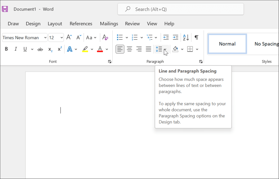 microsoft word'de boşluk formatı apa stili