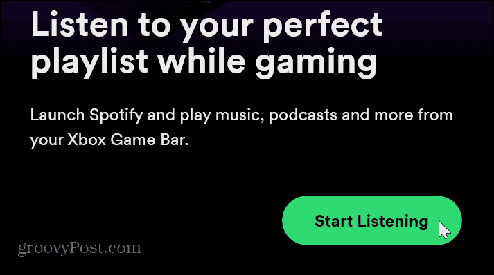 Spotify oyun etkinliğini dinlemeye başla