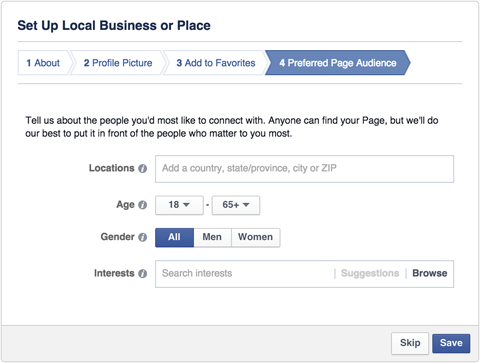facebook yerel işletme sayfası tercih edilen kitle