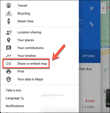 Google Haritalar paylaşım bağlantısı oluşturma