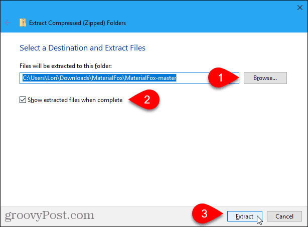Windows 10 Ayıklama iletişim kutusu