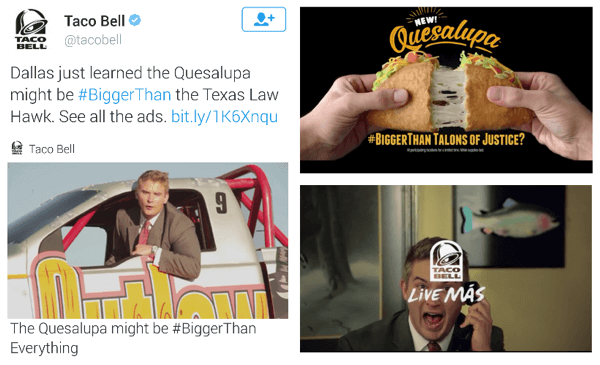 taco bell twitter video reklamı