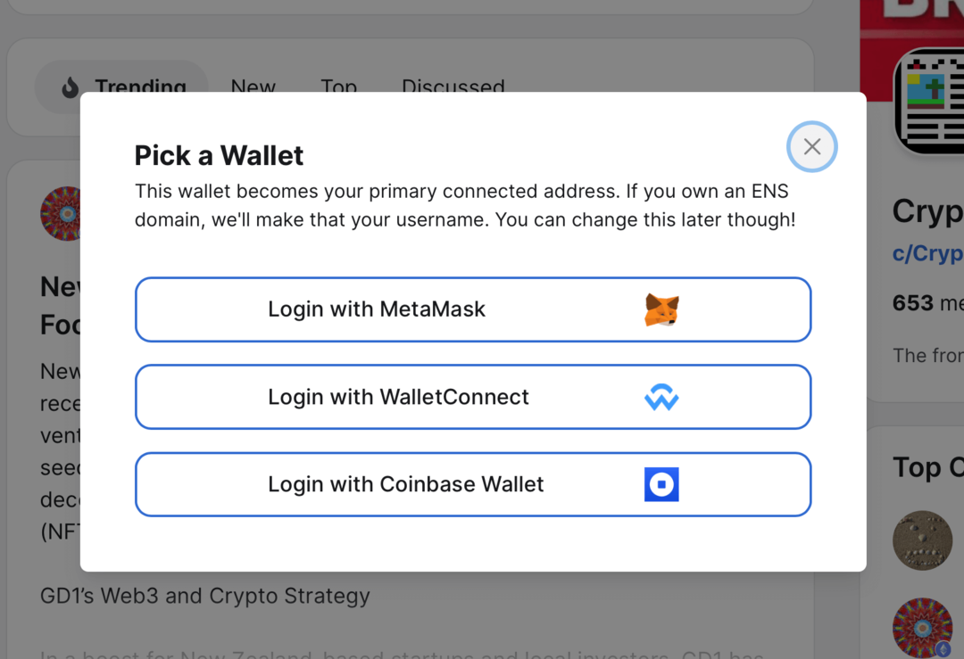 gm.xyz web sitesinde kripto cüzdanını bağlama isteminin resmi