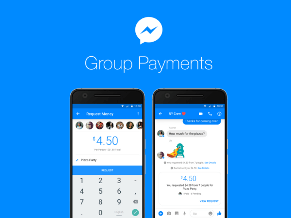 Facebook kullanıcıları artık Messenger'daki insan grupları arasında para gönderip alabilirler.
