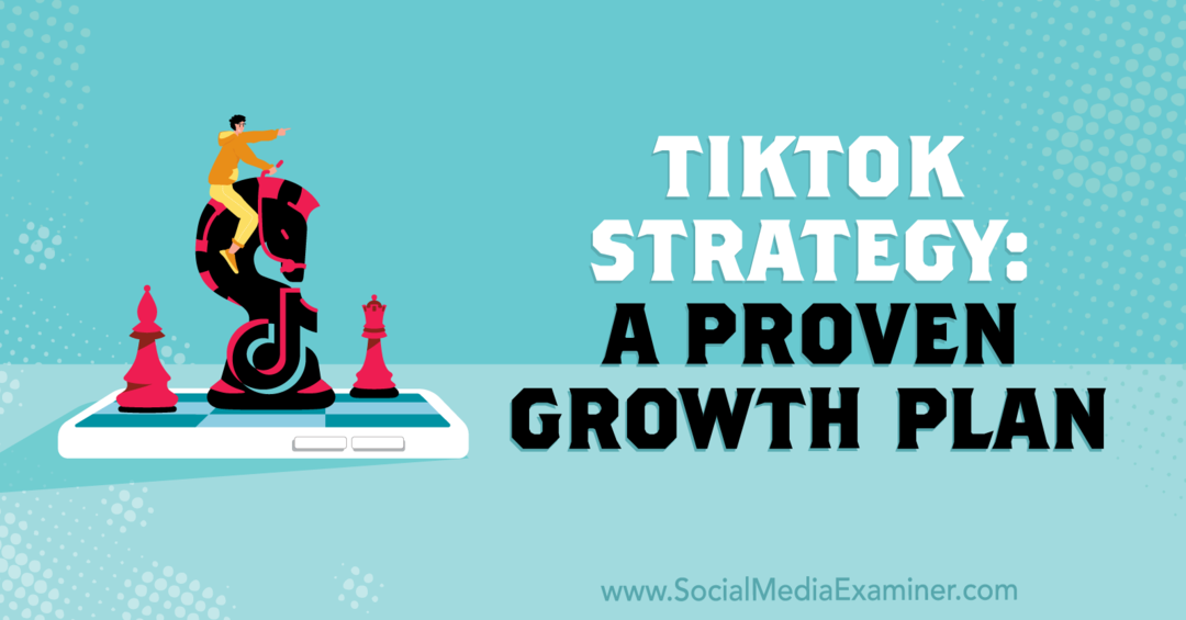 TikTok Stratejisi: Jackson Zaccaria'nın Sosyal Medya Pazarlama Podcast'i hakkındaki görüşlerini içeren Kanıtlanmış Bir Büyüme Planı.