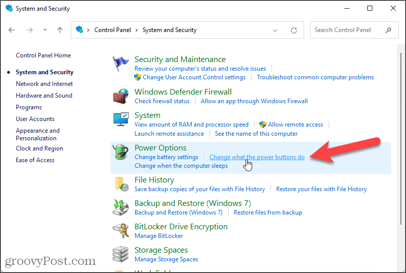 Windows 11'de güç düğmelerinin ne yaptığını değiştirin