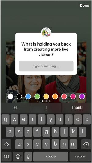 Takipçilerinizi göze batmayan bir şekilde anket yapmak için Instagram hikayelerinize soru etiketleri ekleyin.