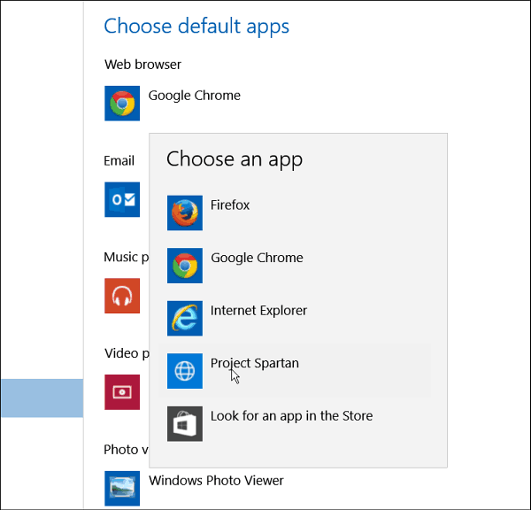 Windows 10 İpucu: Project Spartan'ı Varsayılan Tarayıcı Yap