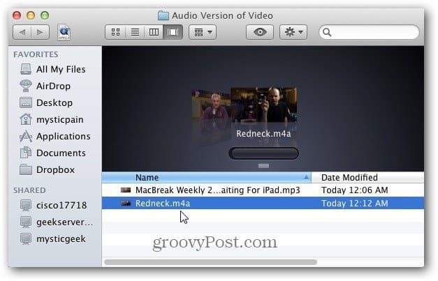 İTunes ile Mac'teki Videoları Ses Dosyalarına Dönüştürme
