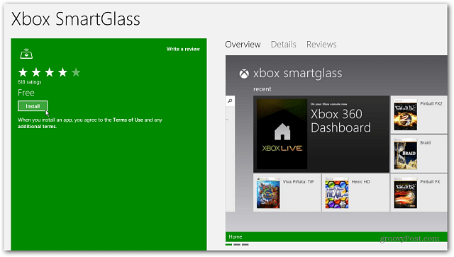 Xbox SmartGlass'ı yükleyin