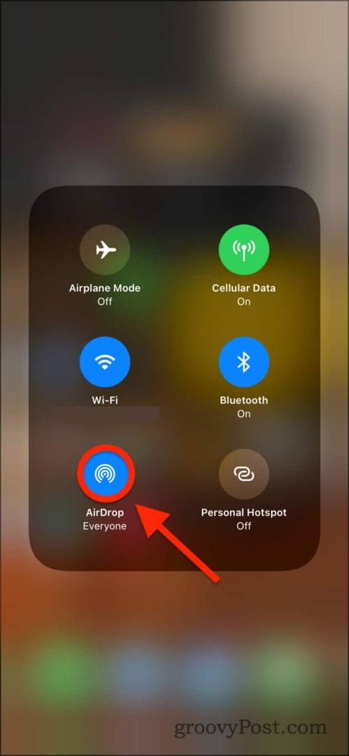 iPhone'da AirDrop'u Etkinleştirme