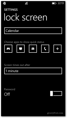 Windows Phone 8 kilit ekranı şifresini özelleştirme kapalı