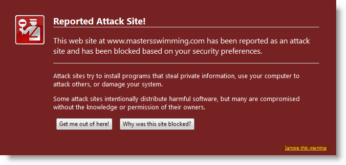Firefox Uyarısı - Bildirilen Saldırı Sitesi Tespit Edildi