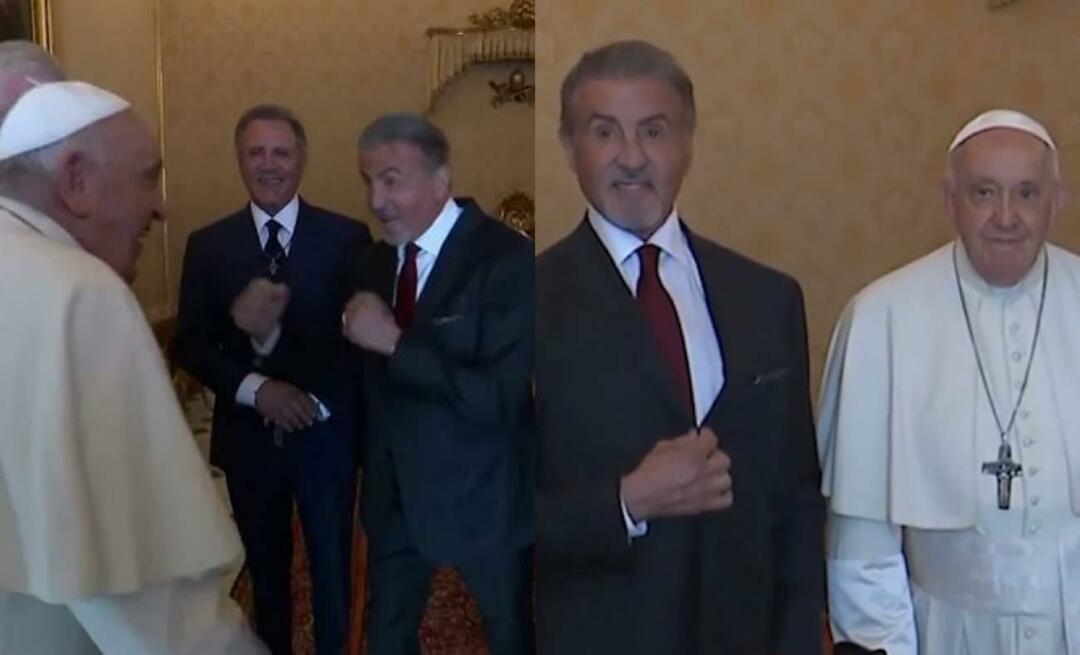 Rocky'nin yıldızı Sylvester Stallone Papa Francis'e meydan okudu!