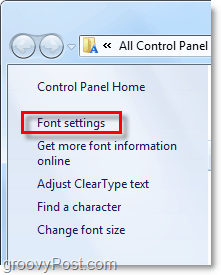 Windows 7'deki yazı tipi ayarlarını yapma 
