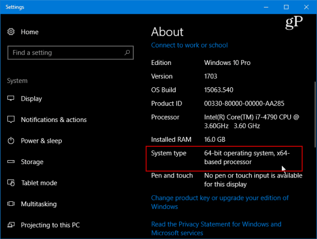 Windows 10 Sürümü