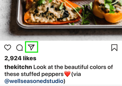 Güçlü, ilgi çekici Instagram hikayeleri oluşturun, Instagram gönderisi gönderme seçeneği