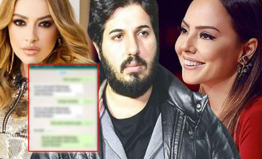 Rıza Sarraf ile Hadise'nin mesajlaşmaları gündeme bomba gibi düştü!