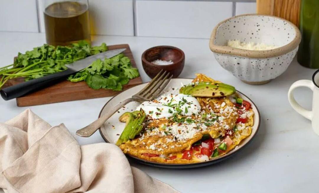 Meksikalar bu lezzete bayılıyor! Meksika usulü omlet nasıl yapılır?