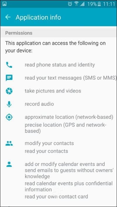 Android Marshmallow İpucu: Belirli Uygulama İzinlerini Verme