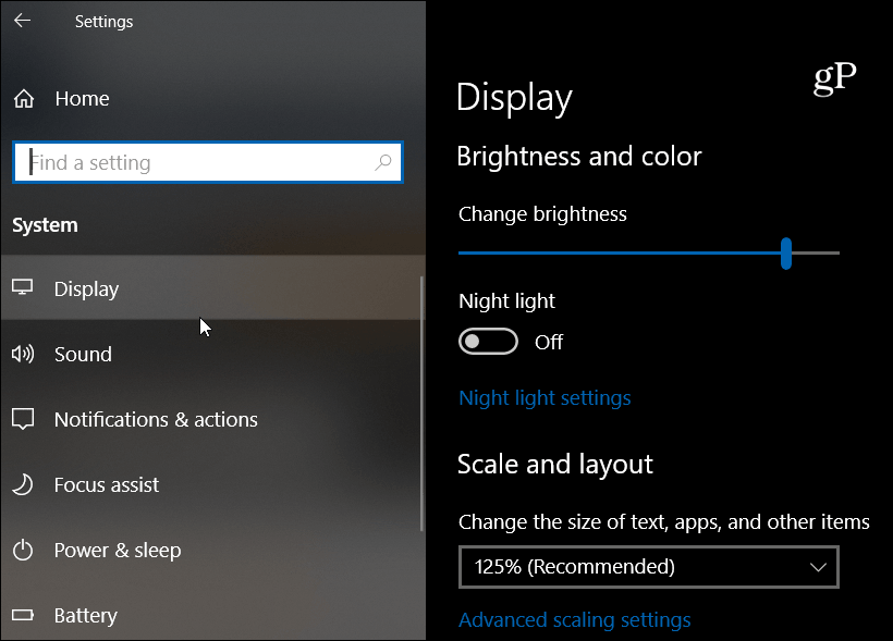 Windows 10 Akıcı Tasarım Ekranı