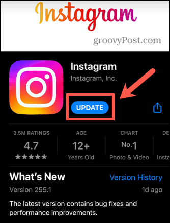 instagram güncelleme uygulaması
