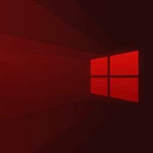 Windows 10 logosu Kırmızı
