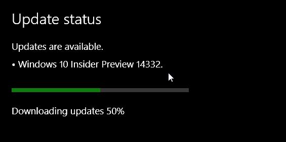 Windows 10 Önizleme Derlemesi 14332 Bugün İçeriden Çıkarıldı