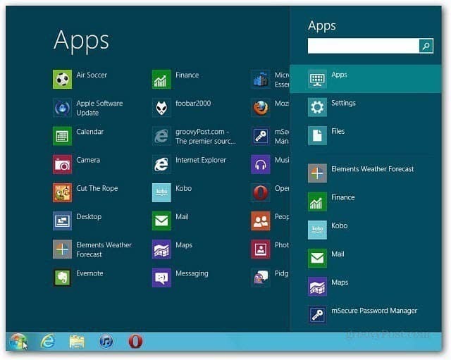 ViStart ile Windows 8'de Başlat Menüsü'nü edinin