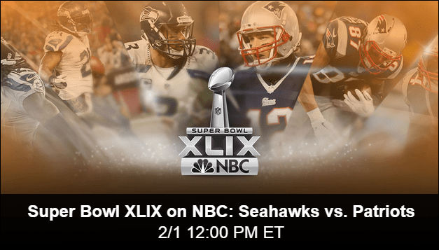 Ücretsiz NBC Streaming Super Bowl XLIX Online