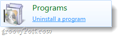 Windows 7'de bir programı kaldırma