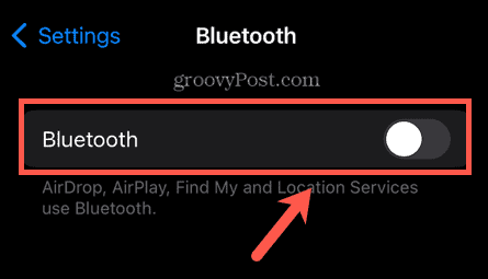 iphone bluetooth kapalı