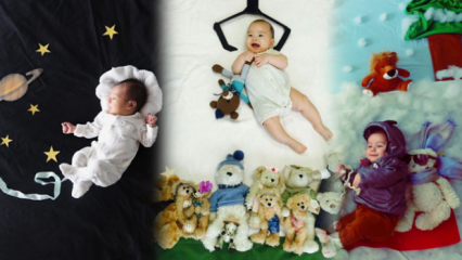 Konsept bebek fotoğrafları evde nasıl çekilir?