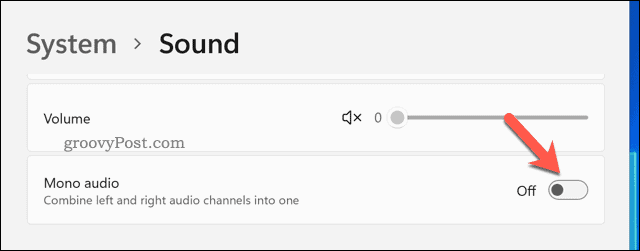 Windows 11'de mono sesi devre dışı bırakın