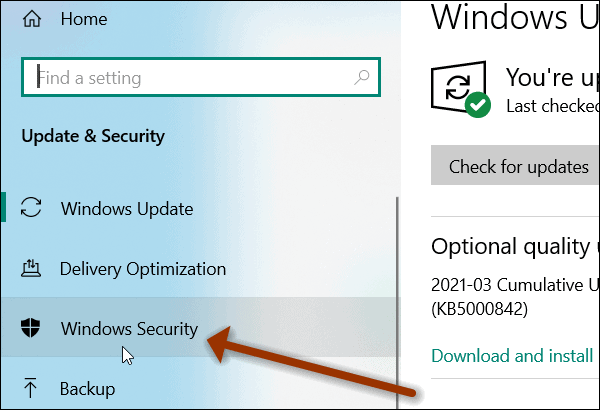 Windows güvenliği