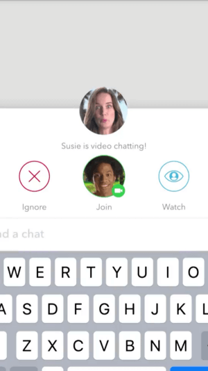 snapchat sohbet özelliği
