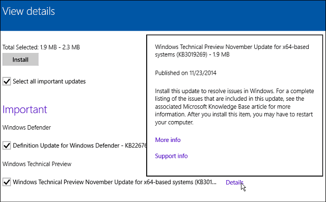 Windows 10 Build 9879 için Microsoft Sürümleri (KB3019269) Düzeltme Eki