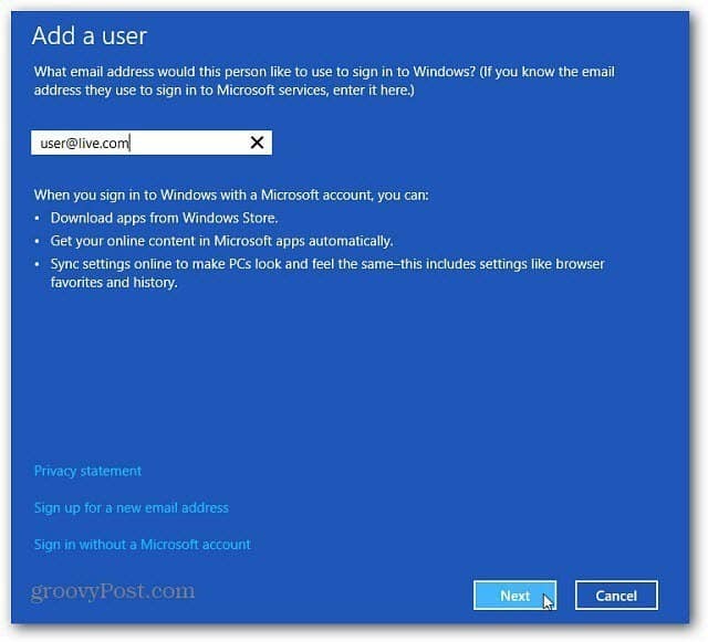 Windows 8'de Yeni Kullanıcılar Ekleme ve Yönetme