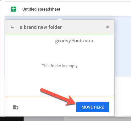 Google Drive'da dosya taşıma