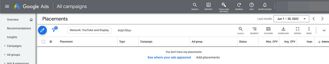 nasıl-hedef-youtube-reklamlar-yerleşimler-kanallar-google-ads-insights-adım-2