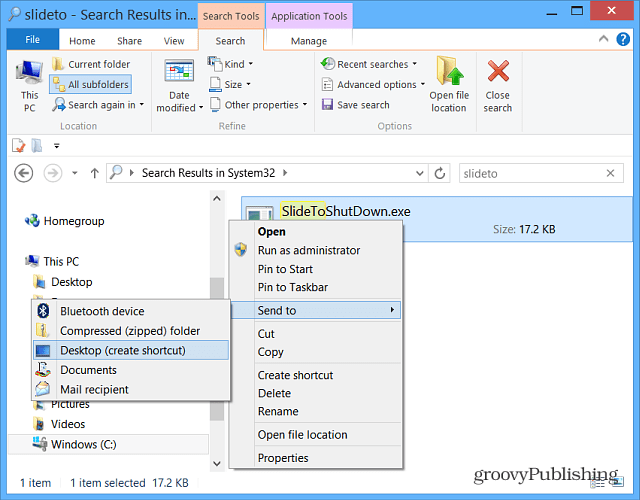 Windows 8.1 Bilgisayarınızı Gizli Bir Şekilde Kapatma