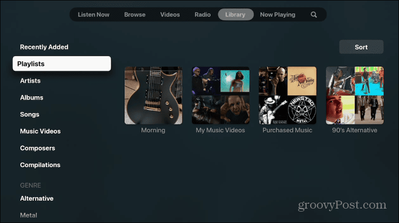 Apple Music'te Video Oynatma Listeleri