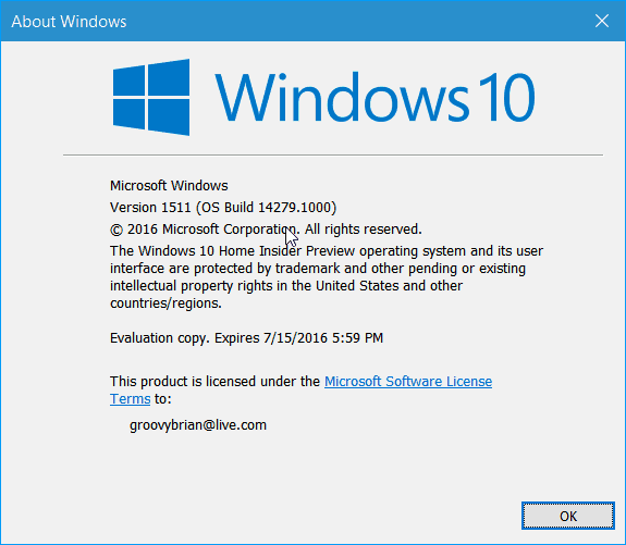 Windows 10 Redstone Build 14279 İçeriden Öğrenenlere Yayınlandı, Yenilikler