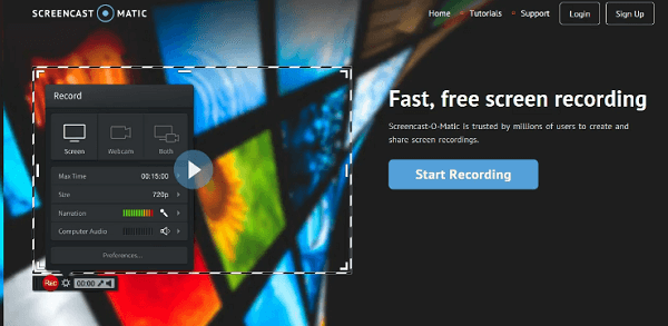 Screencast-O-Matic harika, ucuz bir ekran video kaydı alternatifidir.