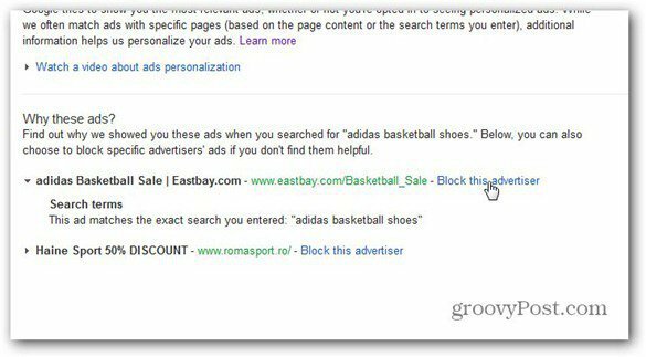 google ads block reklamveren