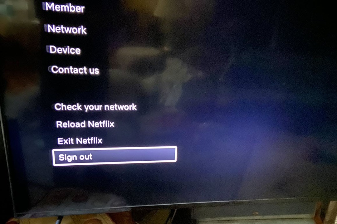 TV'de Netflix Oturumunu Kapatın