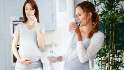 Su içmenin hamileler için faydaları! Hamilelikte günde ne kadar su tüketilmeli? 