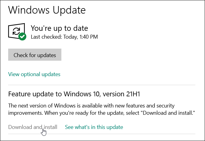 Windows Update'i İndirin ve Yükleyin