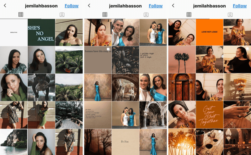 Jemilah Basson için Instagram işletme profili